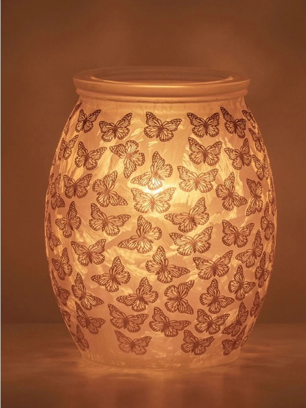 Scentsy Rose Gold Butterfly wing 2025 wax melt  Warmer